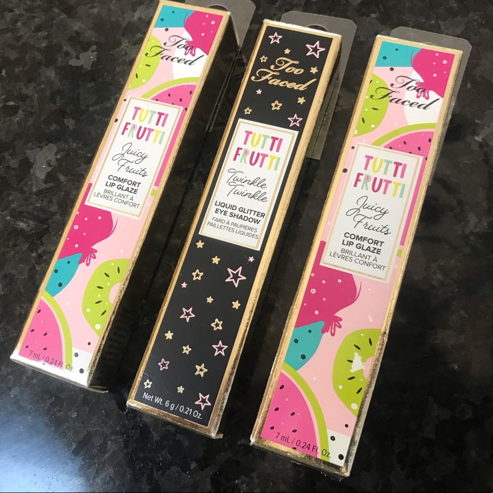 Too Faced lip and eye bundle nib